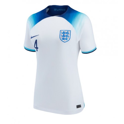 England Declan Rice #4 Hjemmedrakt Kvinner VM 2022 Kortermet England Declan Rice #4 Hjemmedrakt Kvinner VM 2022 Kortermet